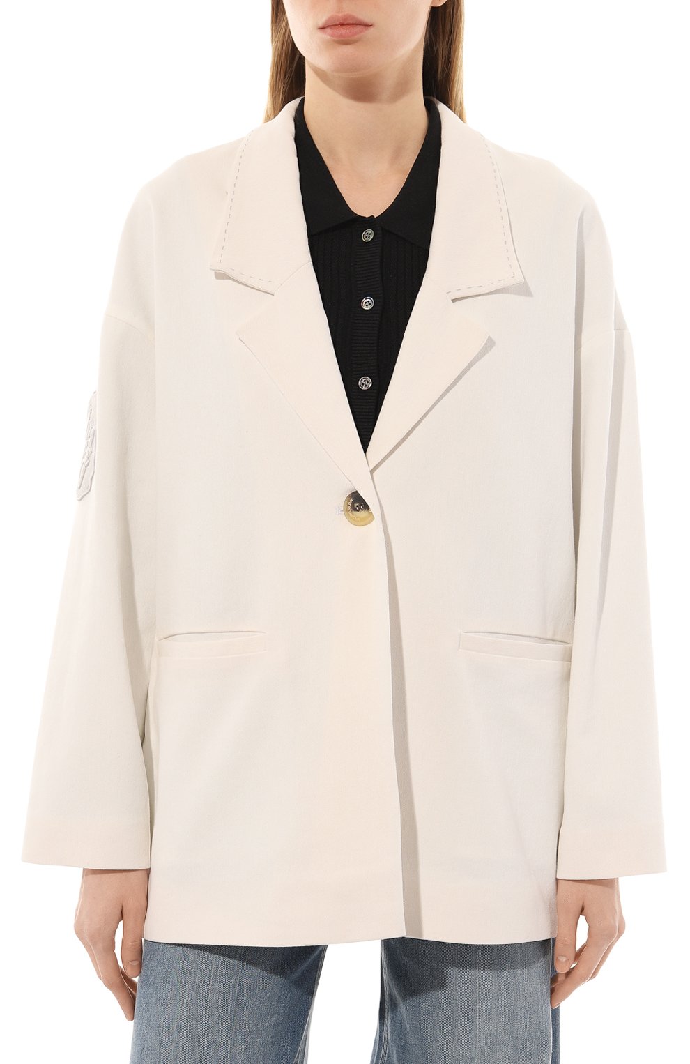 Хлопковый жакет VICTORIA ANDREYANOVA, арт. TS-SS23-7139-1, фото 3