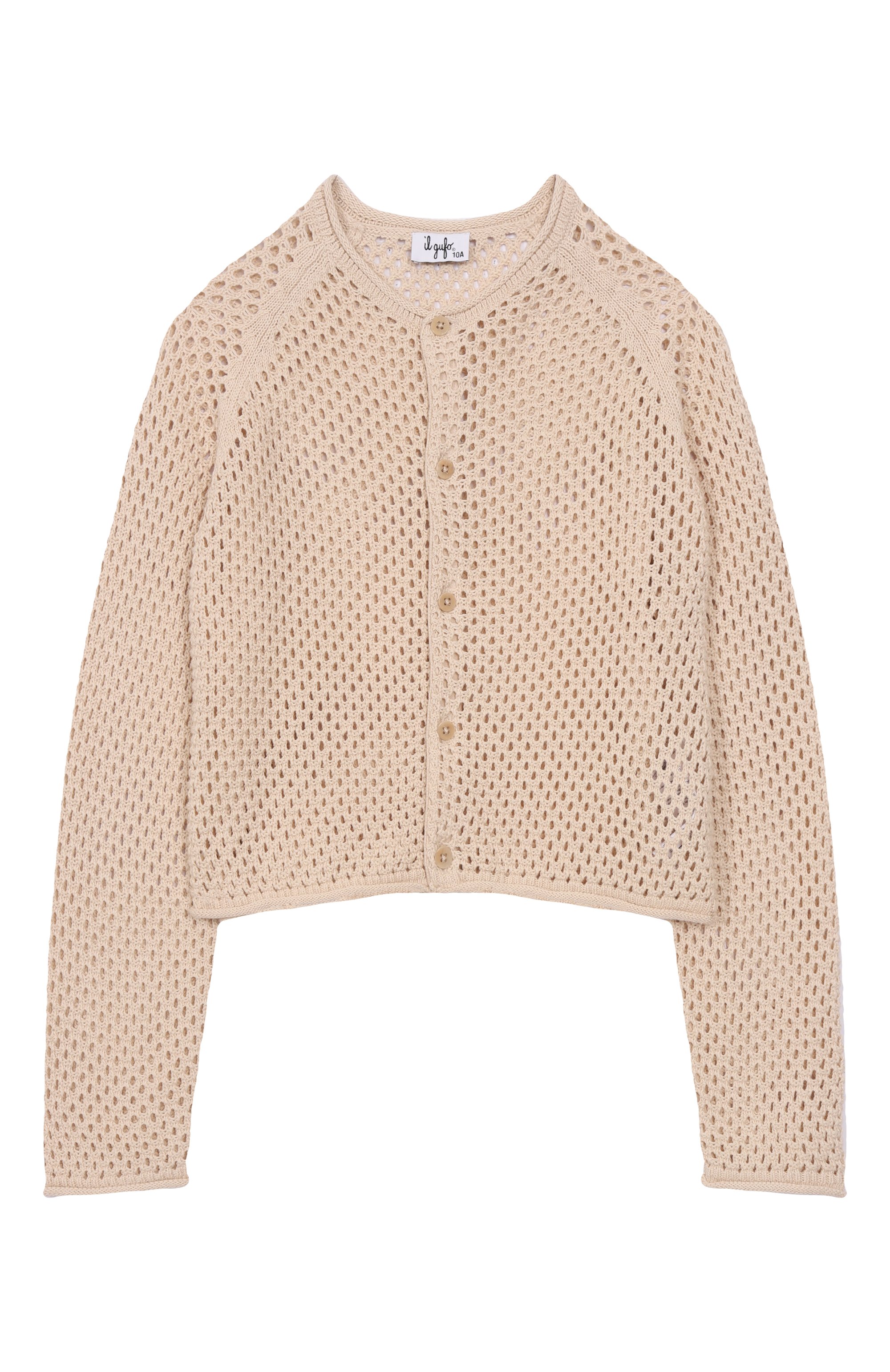 Хлопковый кардиган IL GUFO, арт. P25GF440EM109/10A-14A, фото 1
