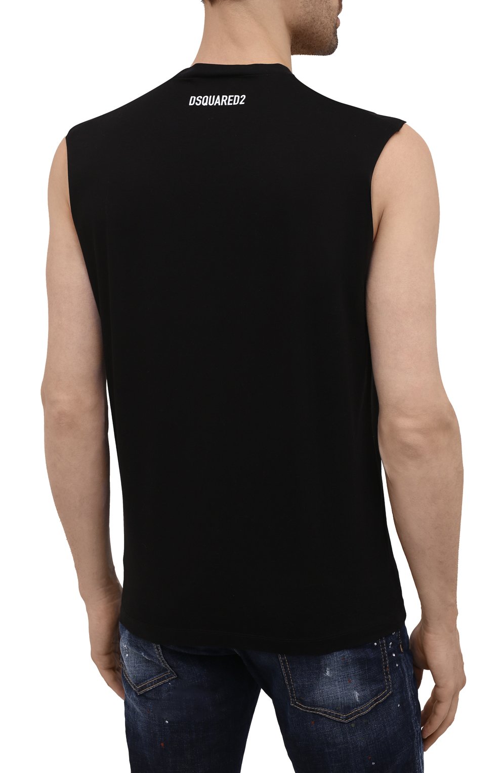 Хлопковая майка DSQUARED2, арт. S79GC0028/S23009, фото 4