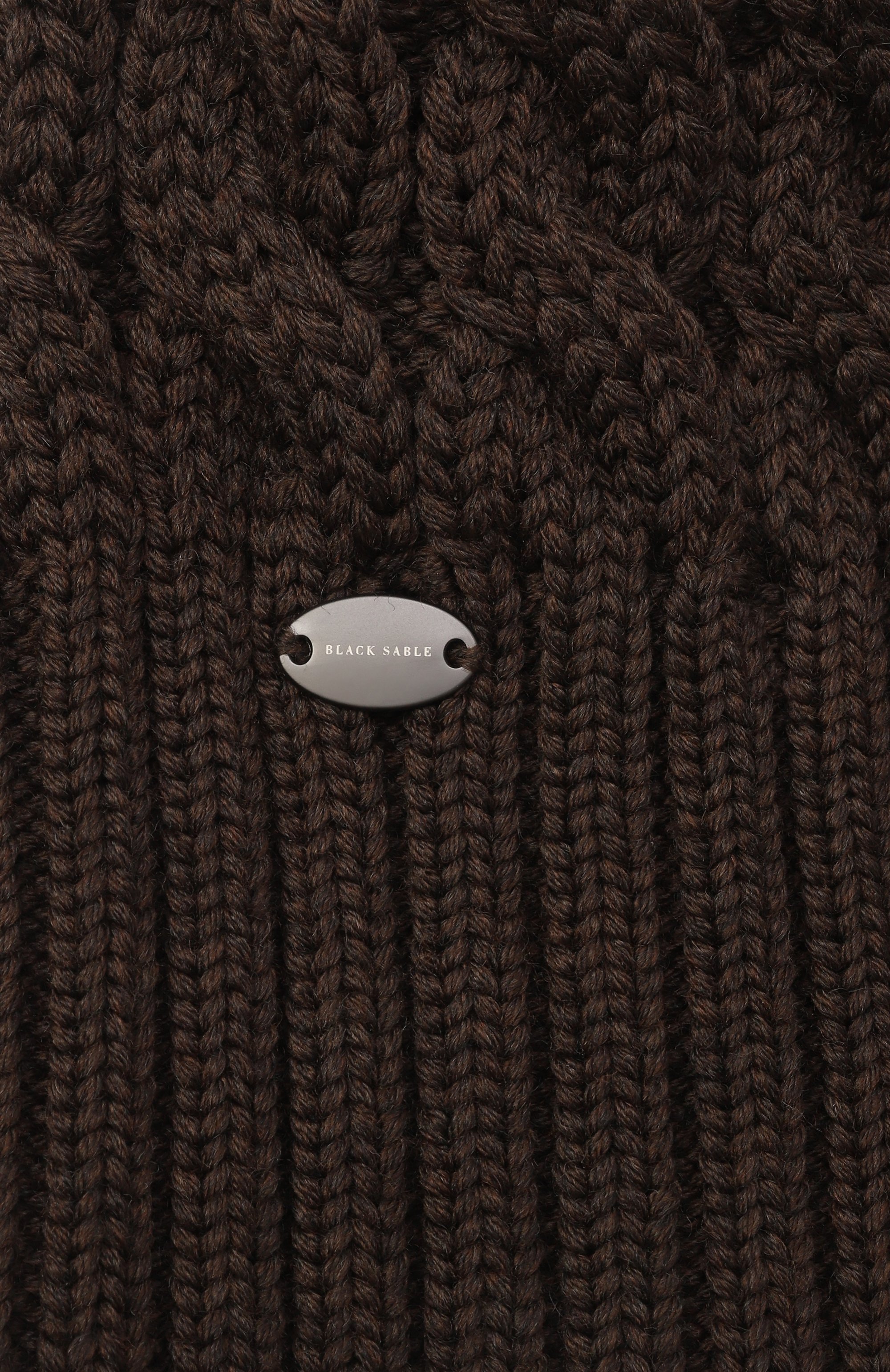 Шерстяная шапка mona с отделкой из соболя BLACK SABLE, арт. BS-24016, фото 3