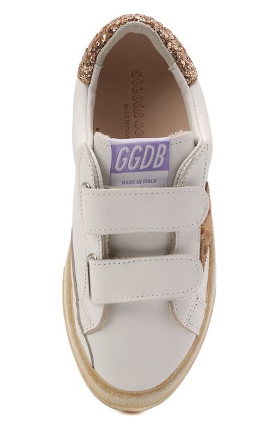 Кожаные кеды superstar GOLDEN GOOSE DELUXE BRAND, арт. GYF00198.F002805, фото 4