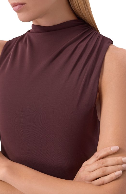 Платье из вискозы BOSS 50557369 Коричневый  50557369 Фото 4