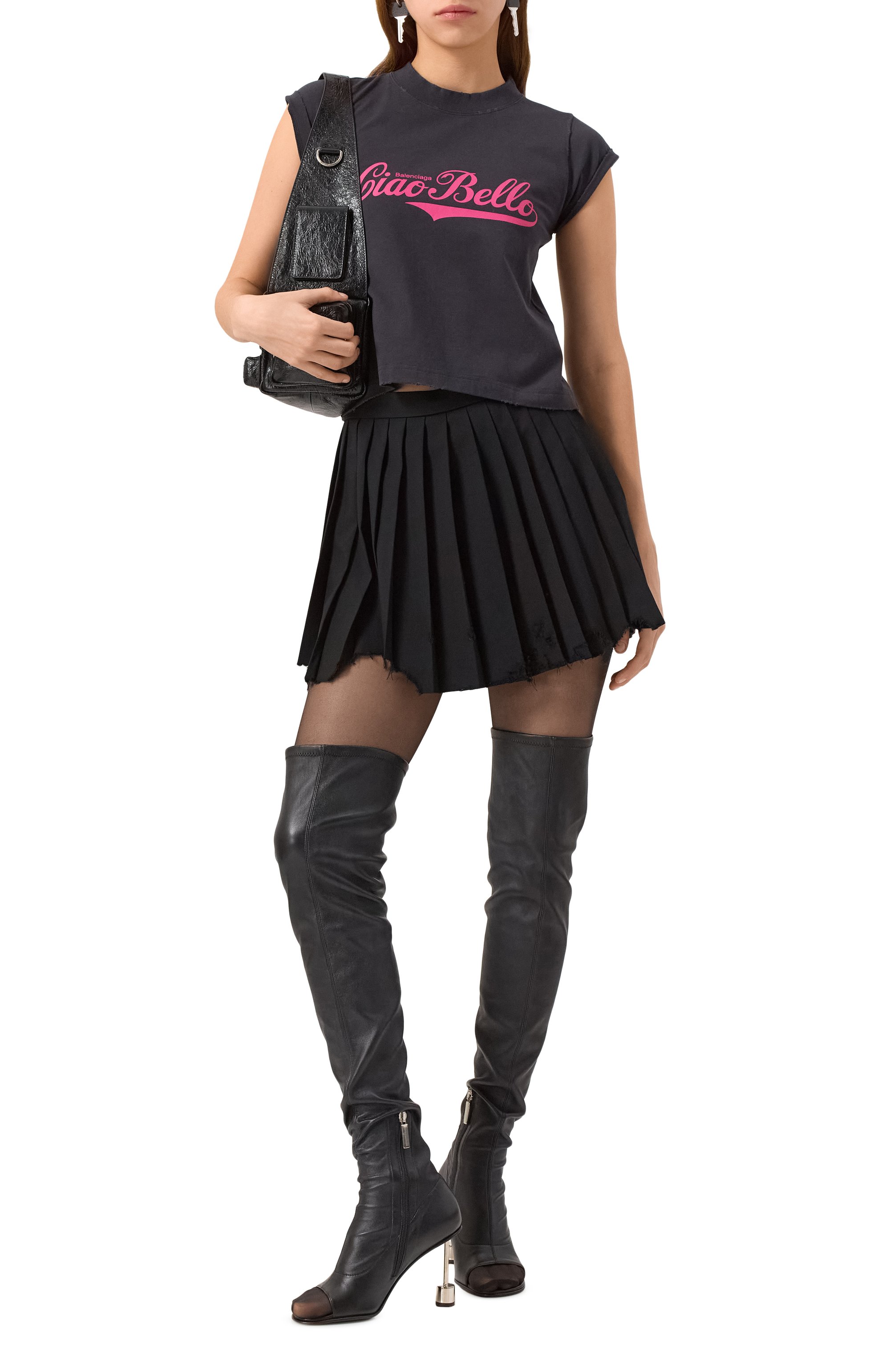 Хлопковая футболка BALENCIAGA, арт. 807341/TRVH3, фото 2