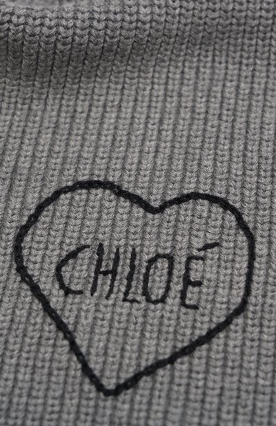 Шарф из хлопка и шерсти CHLOÉ, арт. C21313, фото 2