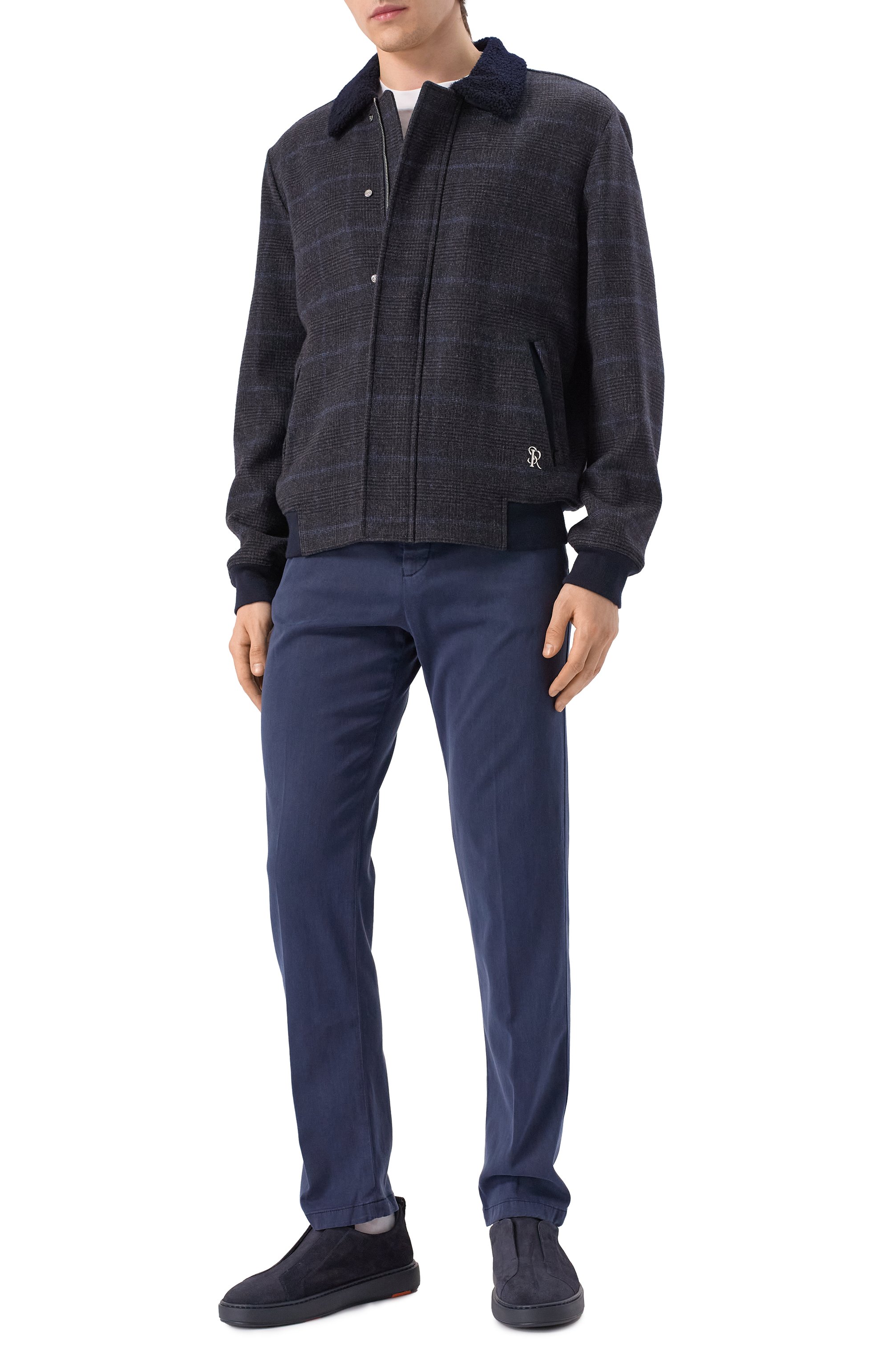 Брюки из лиоцелла KITON, арт. UFPPEK0606F19, фото 2