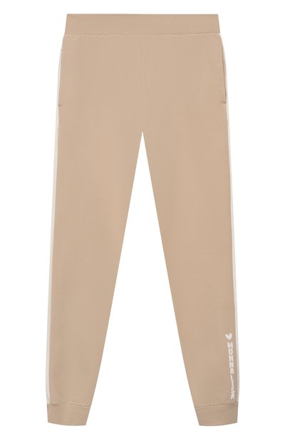 Комплект из худи и брюк MONNALISA светло-бежевого цвета по цене 29900 руб., арт. 19F500, фото 4 Комплект из худи и брюк MONNALISA, арт. 19F500, фото 4