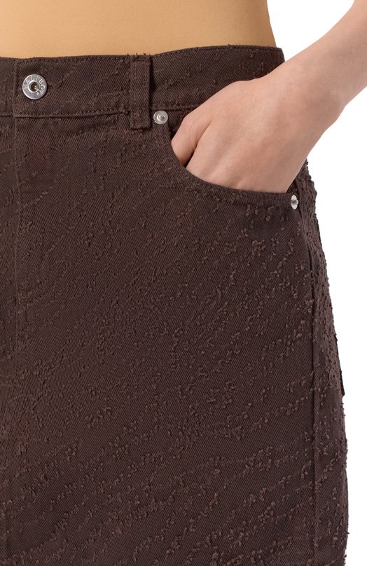 Джинсовая юбка Halfboy HF251WN004 Коричневый  HF251WN004 Фото 5