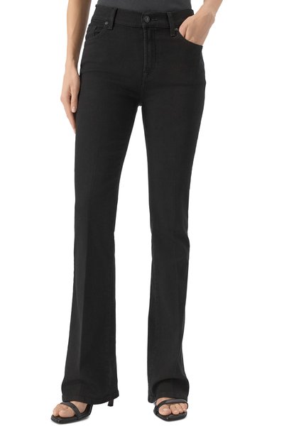 Джинсы 7 FOR ALL MANKIND черного цвета по цене 31550 руб., арт. 7U030U790N0, фото 3 Джинсы 7 FOR ALL MANKIND, арт. 7U030U790N0, фото 3