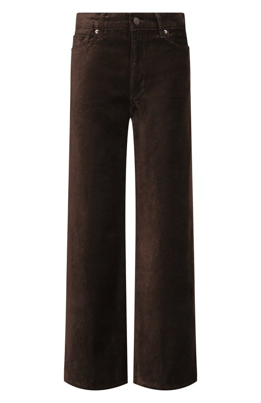 Бархатные брюки Frame Denim LSP411/LE SLIM PALAZZ0 VELVETEEN Коричневый LSP411/LE SLIM PALAZZ0 VELVETEEN