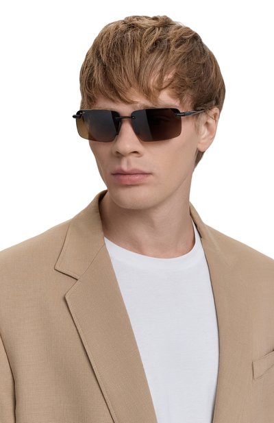 Солнцезащитные очки MAUI JIM коричневого цвета по цене 23700 руб., арт. MJHS626 10A, фото 2 Солнцезащитные очки MAUI JIM, арт. MJHS626 10A, фото 2