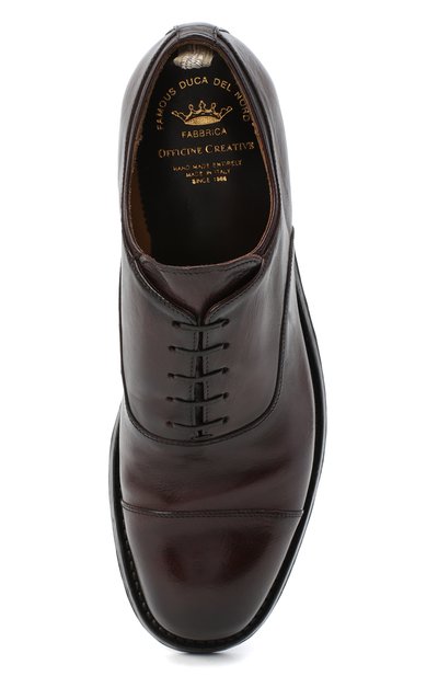 Кожаные оксфорды OFFICINE CREATIVE, арт. BALANCE/006/AER0 BUFAL0, фото 5