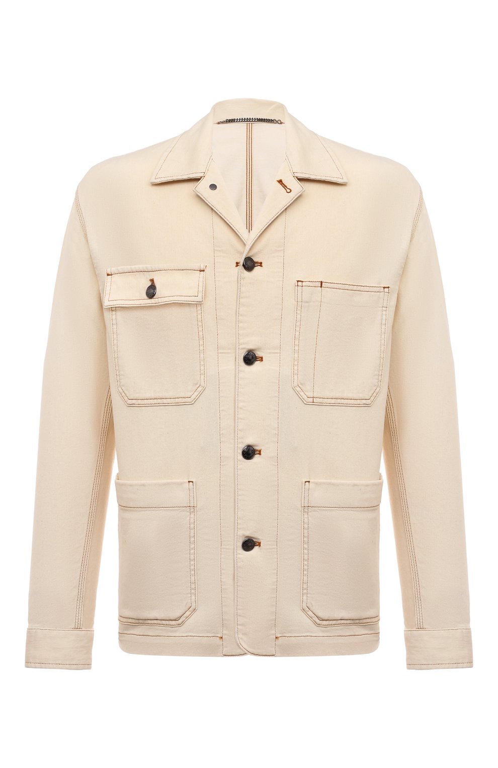 Куртка из хлопка и лиоцелла CANALI, арт. 030462/SG02969, фото 1