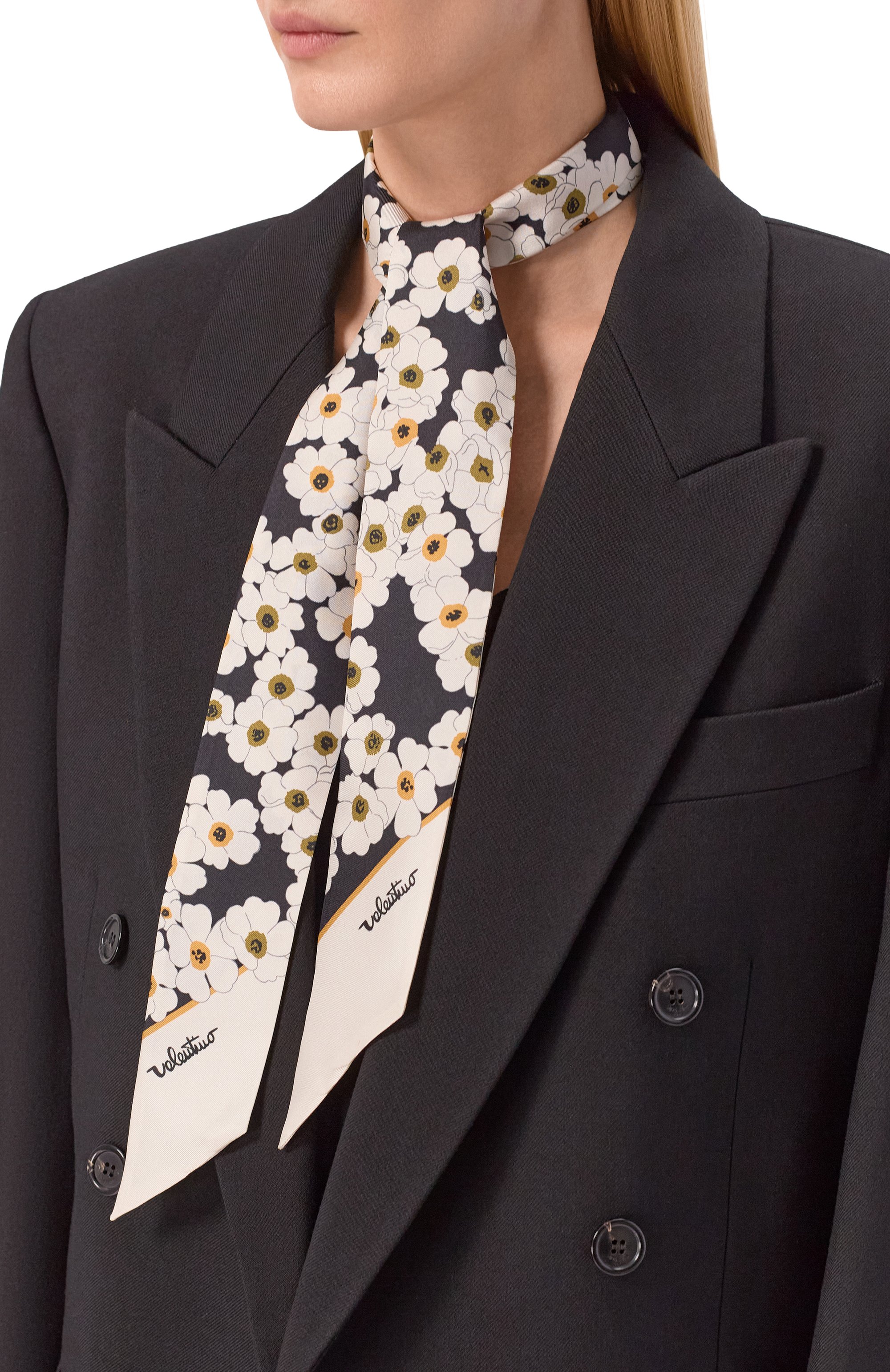 Шелковый шарф-твилли VALENTINO, арт. 8W2E6017/MIG, фото 2