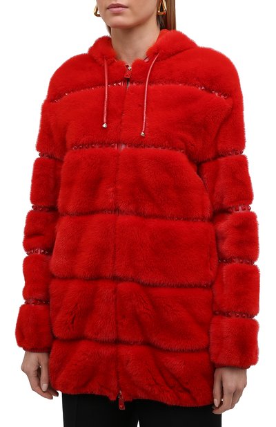 Шуба из норки VALENTINO, арт. SF3FA7601DF, фото 3