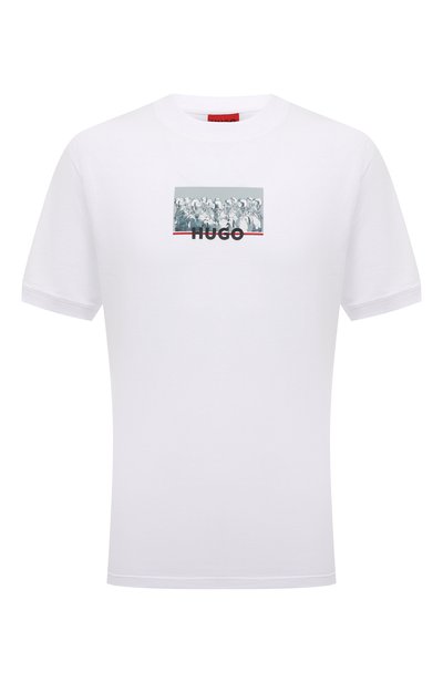 Хлопковая футболка HUGO, арт. 50471549, фото 1