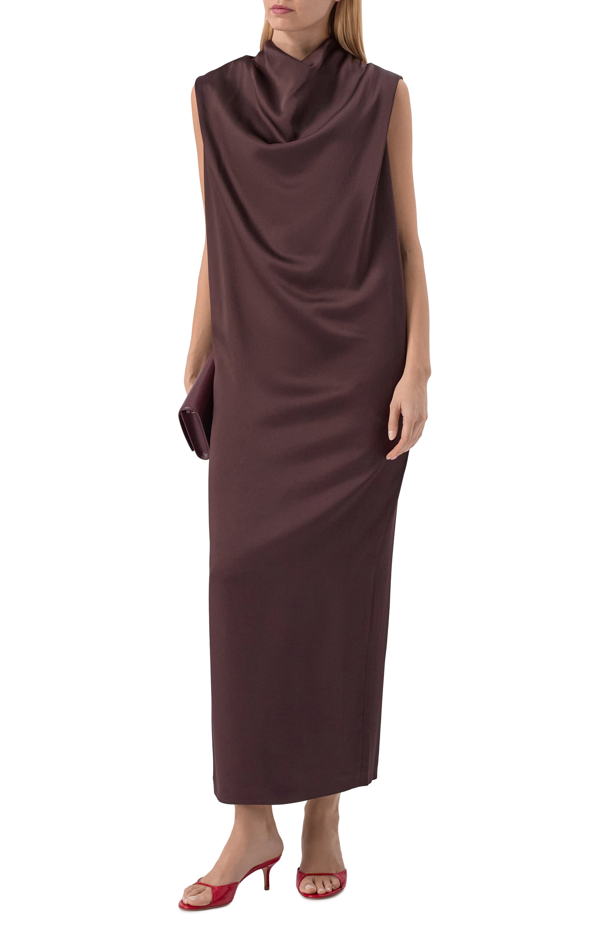 Атласное платье BOSS, арт. 50562632, фото 2