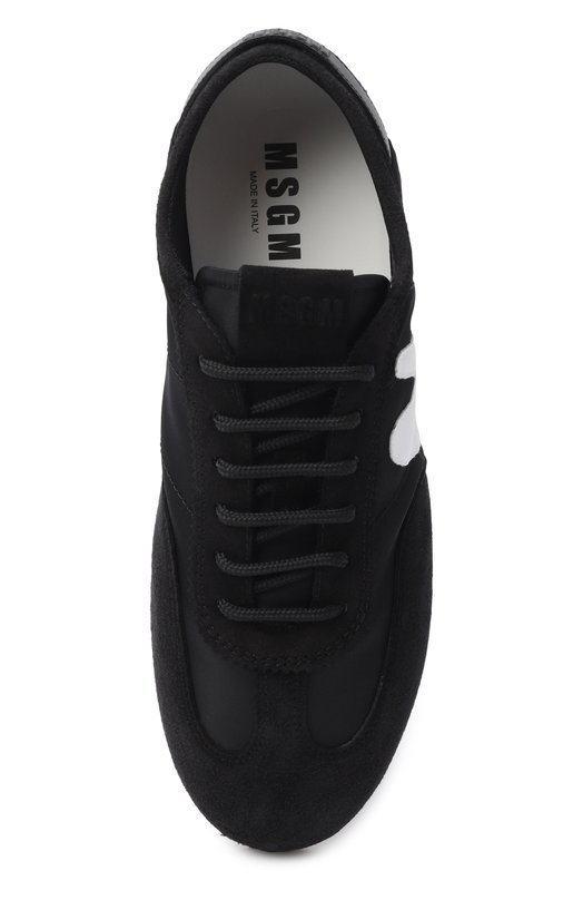 Комбинированные кеды MSGM 4041MDS024/994 Чёрный  4041MDS024/994 Фото 6