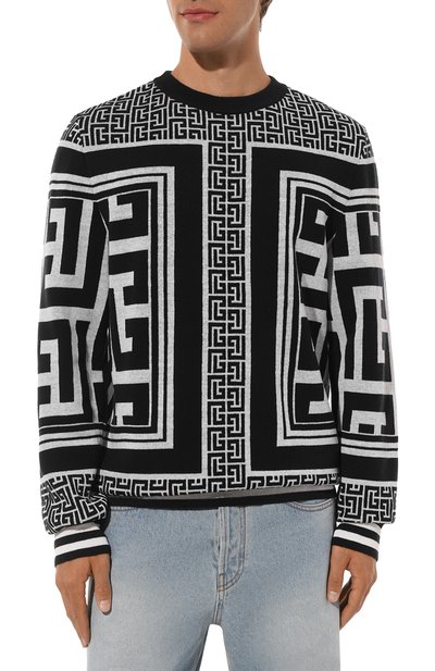 Джемпер из шерсти и льна BALMAIN, арт. BH1KD000/KE82, фото 3