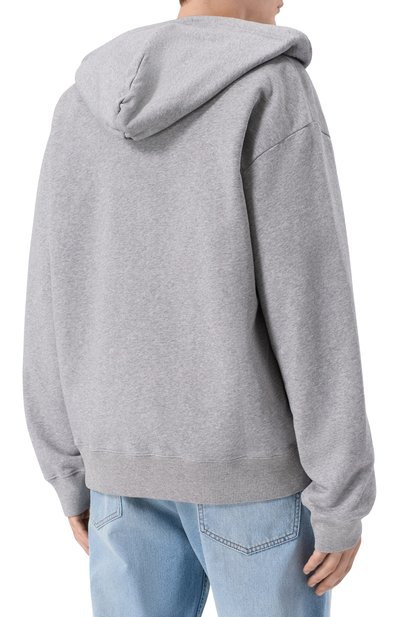 Хлопковая толстовка MM6 серого цвета по цене 78950 руб., арт. SH0HG0007/M25025_001, фото 4 Хлопковая толстовка MM6, арт. SH0HG0007/M25025_001, фото 4