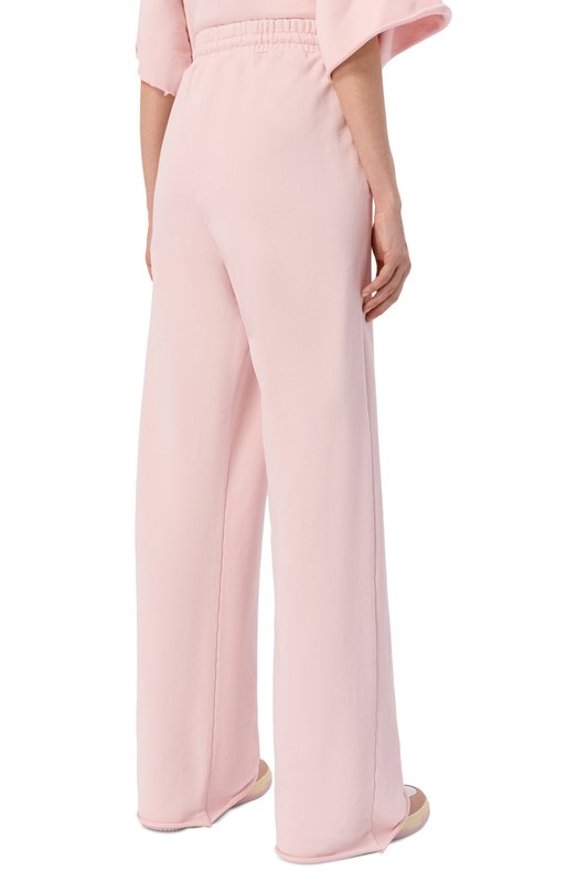 Хлопковые брюки Comme des Fuckdown CFABW01581 Розовый  CFABW01581 Фото 4