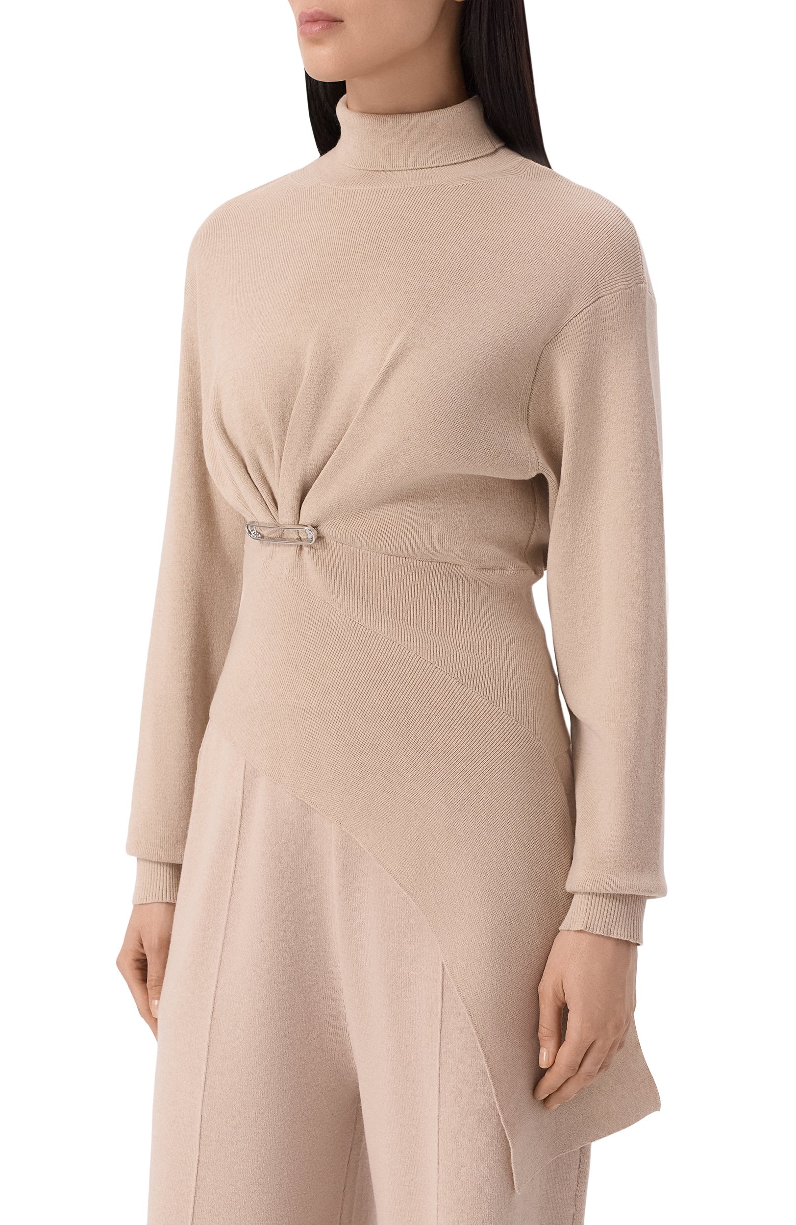 Водолазка из шерсти и кашемира LANVIN кремового цвета по цене 185000 руб., арт. RW-P00004-K065-H25, фото 3 Водолазка из шерсти и кашемира LANVIN, арт. RW-P00004-K065-H25, фото 3
