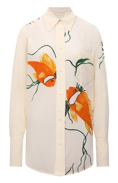 Женская шелковая рубашка VICTORIA BECKHAM, арт. 1521WSH002865D