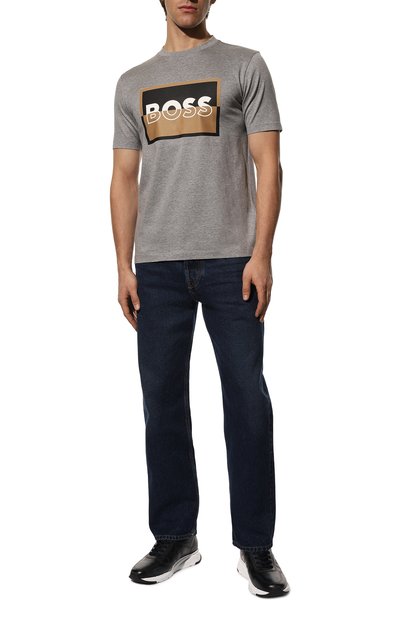Хлопковая футболка BOSS, арт. 50481602, фото 2