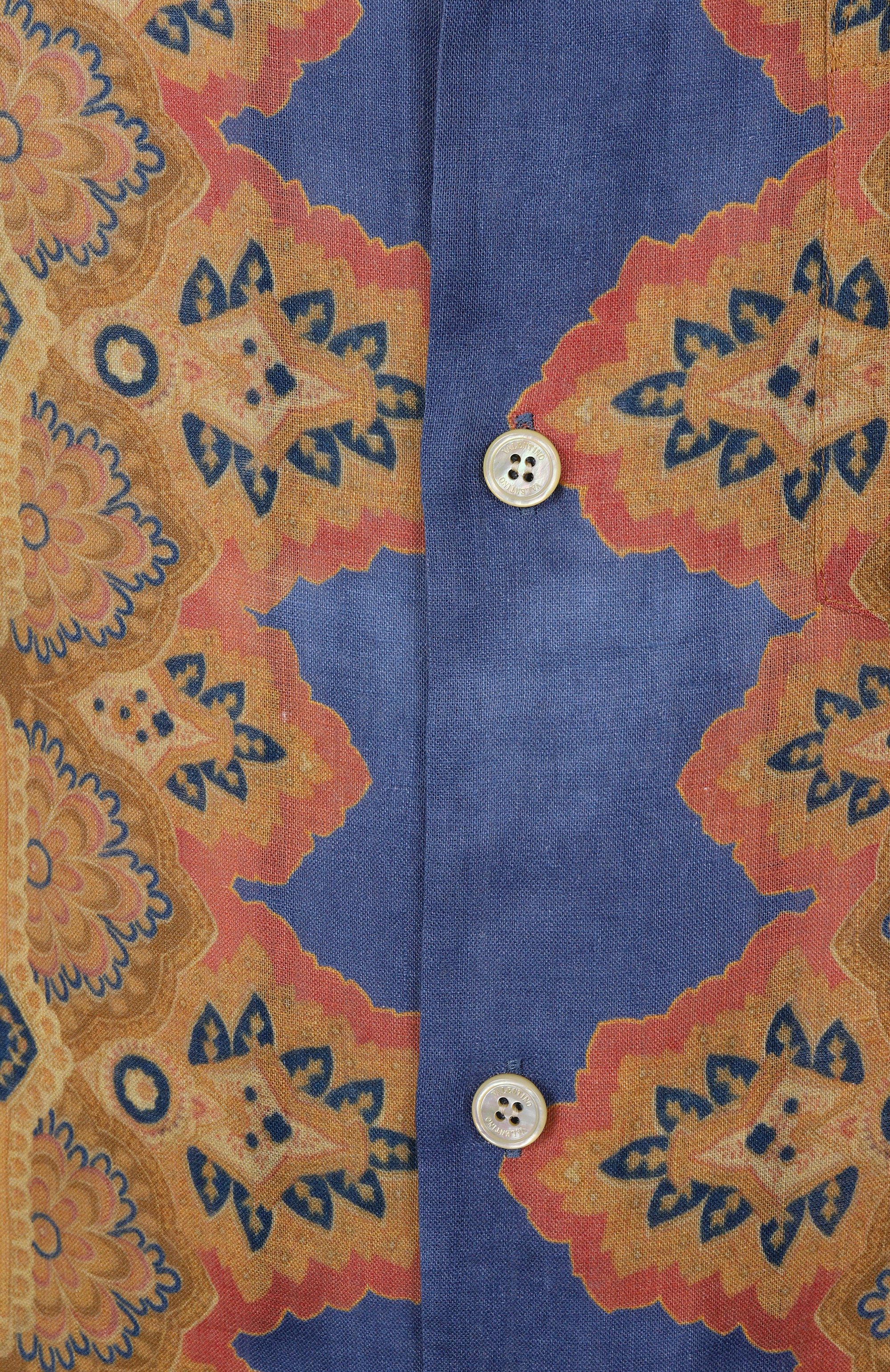 Льняная рубашка VALENTINO, арт. 6V3AA111AMW, фото 6