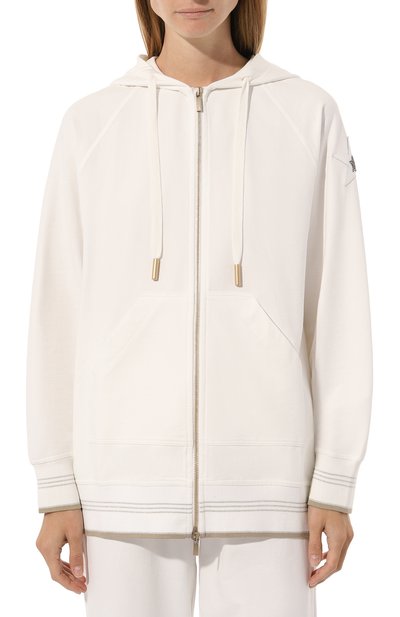 Хлопковая толстовка LORENA ANTONIAZZI, арт. FE06BA/9999, фото 3