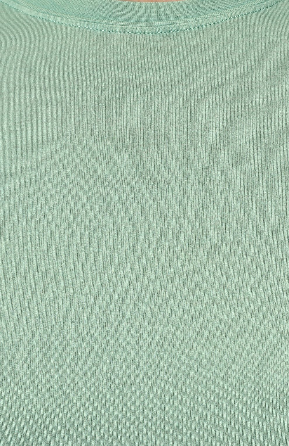 Хлопковая футболка FEDELI салатового цвета по цене 16150 руб., арт. 5UEF0113, фото 5 Хлопковая футболка FEDELI, арт. 5UEF0113, фото 5