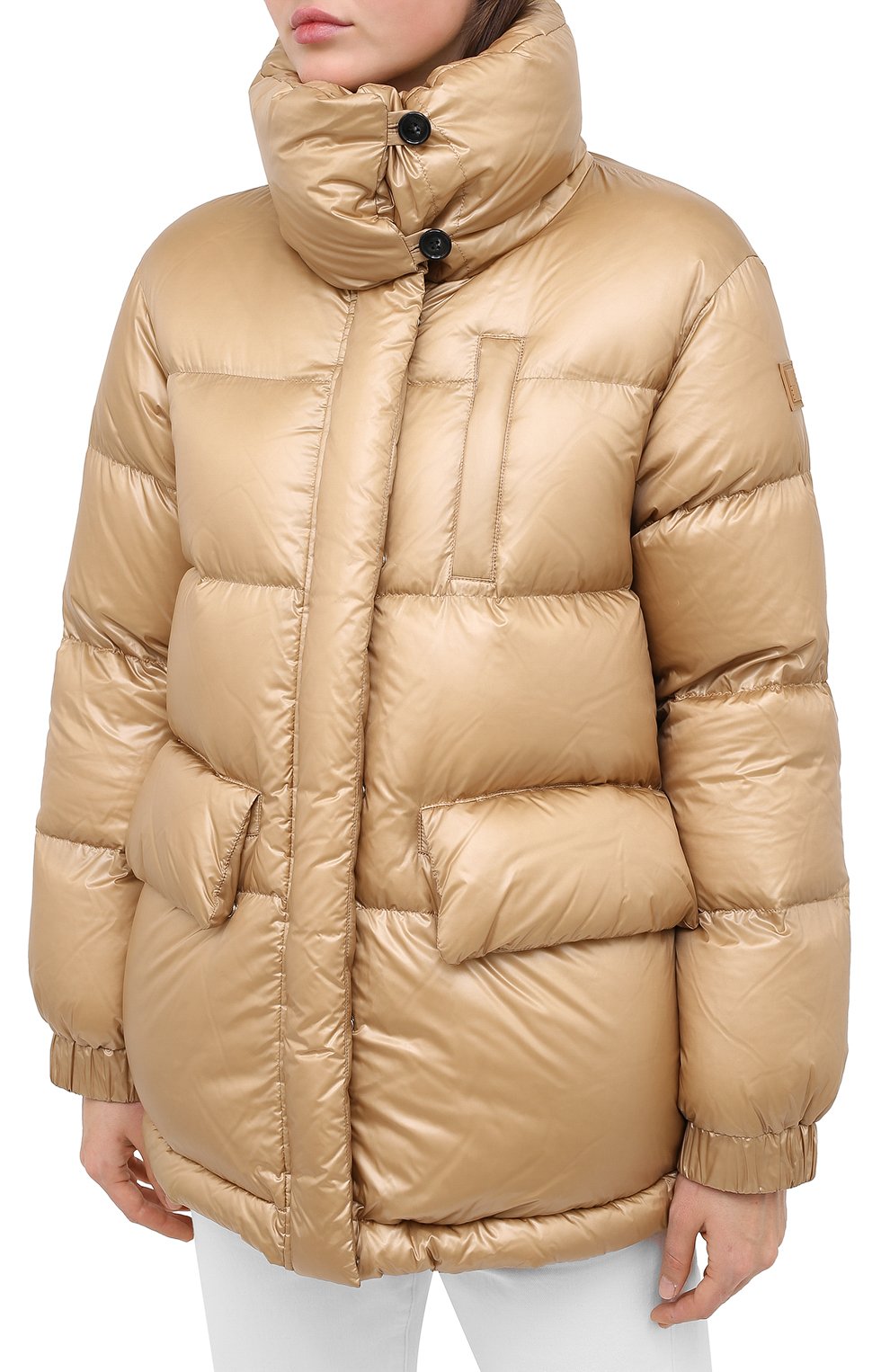 Пуховик WOOLRICH бежевого цвета по цене 65850 руб., арт. CFWW0U0282FR/UT1702, фото 3 Пуховик WOOLRICH, арт. CFWW0U0282FR/UT1702, фото 3