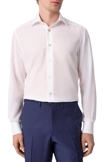 Хлопковая сорочка KITON, арт. UCIH0920401, фото 3