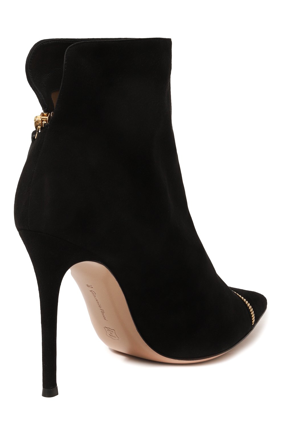 Замшевые ботильоны benet  GIANVITO ROSSI, арт. G73518.15RIC.CASNER0, фото 5