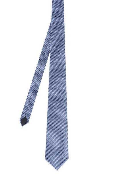 Шелковый галстук LANVIN голубого цвета по цене 8415 руб., арт. 2390/TIE, фото 2 Шелковый галстук LANVIN, арт. 2390/TIE, фото 2