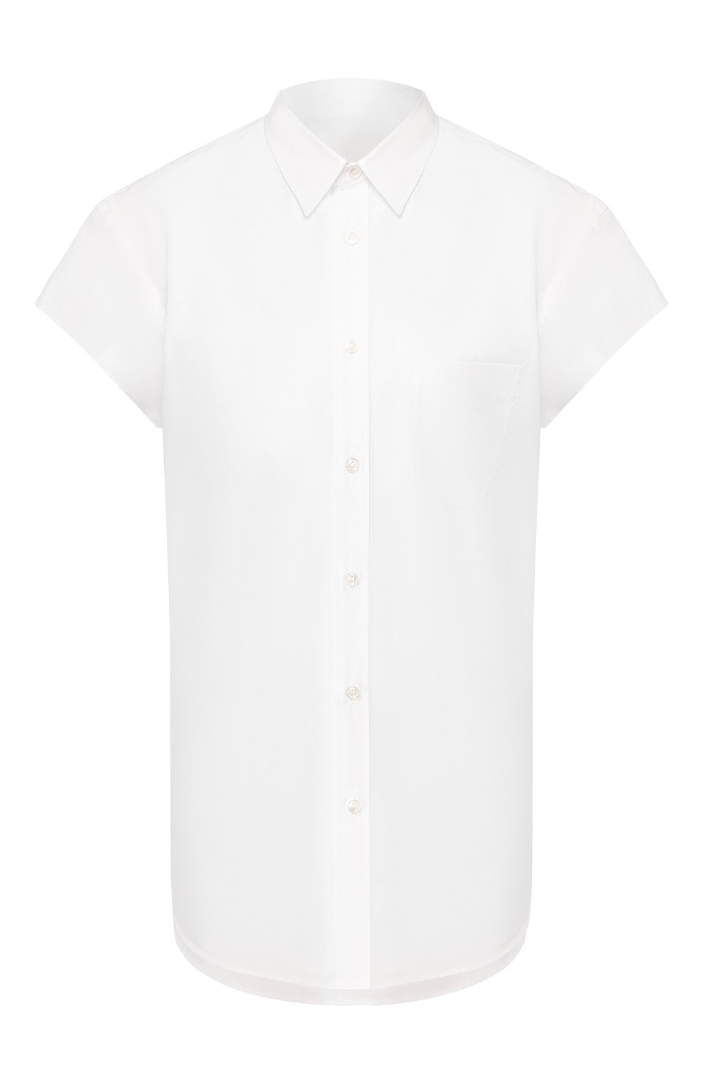 Хлопковая рубашка MAISON MARGIELA белого цвета по цене 38850 руб., арт. S29DL0172/S43001, фото 1 Хлопковая рубашка MAISON MARGIELA, арт. S29DL0172/S43001, фото 1