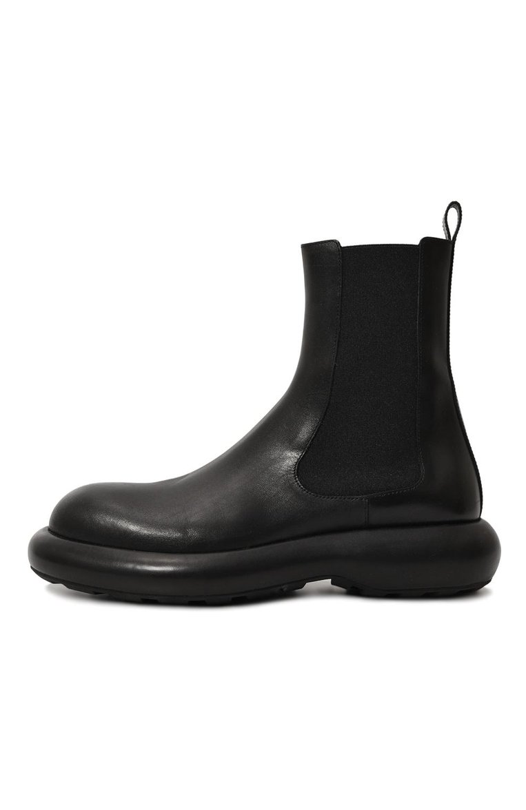 Женские кожаные челси JIL SANDER черного цвета, арт. J15WU0043PR425 001 | Фото 4 (Подошва: Платформа; Каблук высота: Низкий; Материал внешний: Натуральная кожа; Материал внутренний: Натуральная кожа; Женское Кросс-КТ: Челси-ботинки; Материал утеплителя: Без утеплителя)
