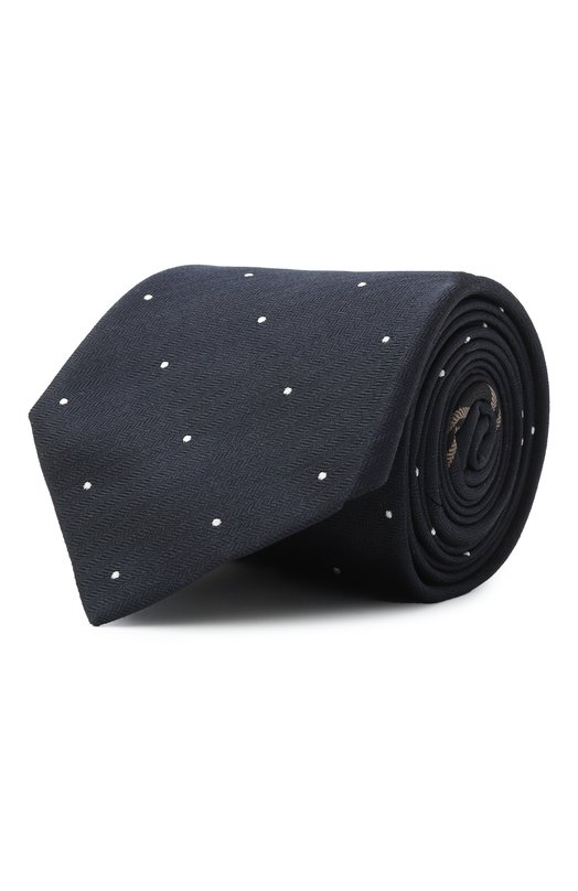 Шелковый галстук Brioni O61D00-PC453 Чёрный O61D00-PC453
