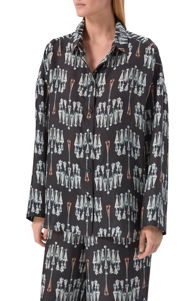 Шелковая рубашка AKHMADULLINA, арт. 1226.2BL602/S713.3, фото 3