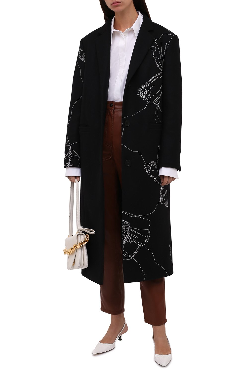 Шерстяное пальто RUBAN черного цвета по цене 85100 руб., арт. RFW21/22-1.1.310.0.2, фото 2 Шерстяное пальто RUBAN, арт. RFW21/22-1.1.310.0.2, фото 2