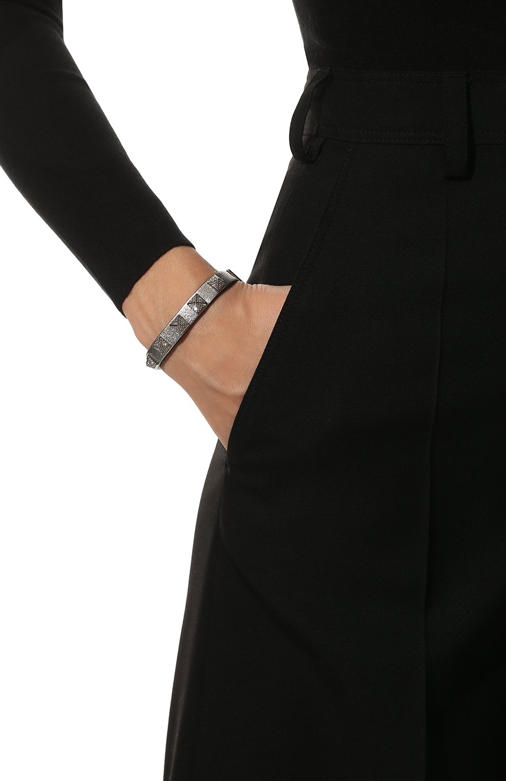 Кожаный браслет rockstud VALENTINO, арт. XW2J0255AWL, фото 2