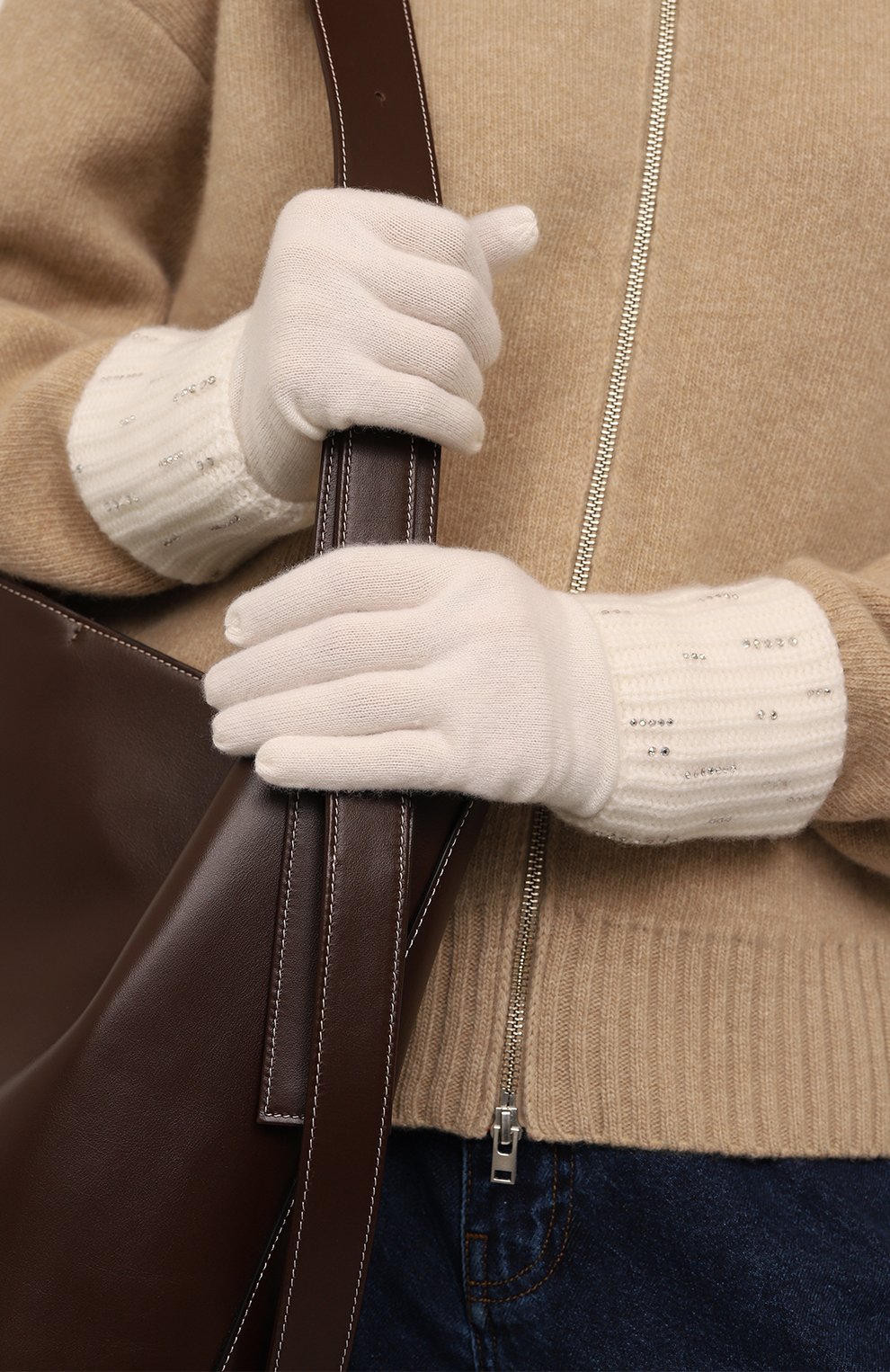 Кашемировые перчатки WILLIAM SHARP, арт. A113-3, фото 2