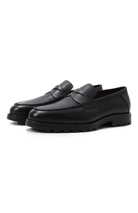 фото Кожаные лоферы detroit santoni
