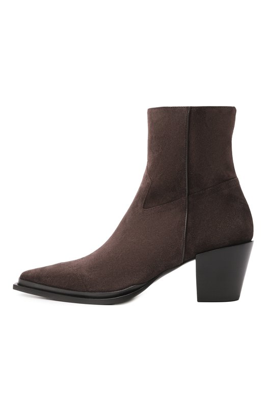 Замшевые ботильоны Cece 60 Jimmy Choo CECEAB60SVV Коричневый  CECEAB60SVV Фото 4