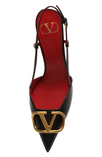 Кожаные туфли vlogo signature VALENTINO, арт. VW0S0R01/DSH, фото 5