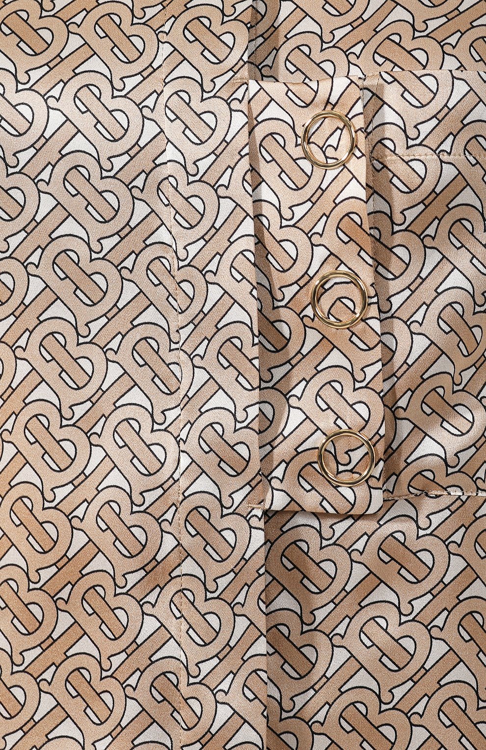 Шелковый топ BURBERRY бежевого цвета по цене 116000 руб., арт. 8014302, фото 5 Шелковый топ BURBERRY, арт. 8014302, фото 5