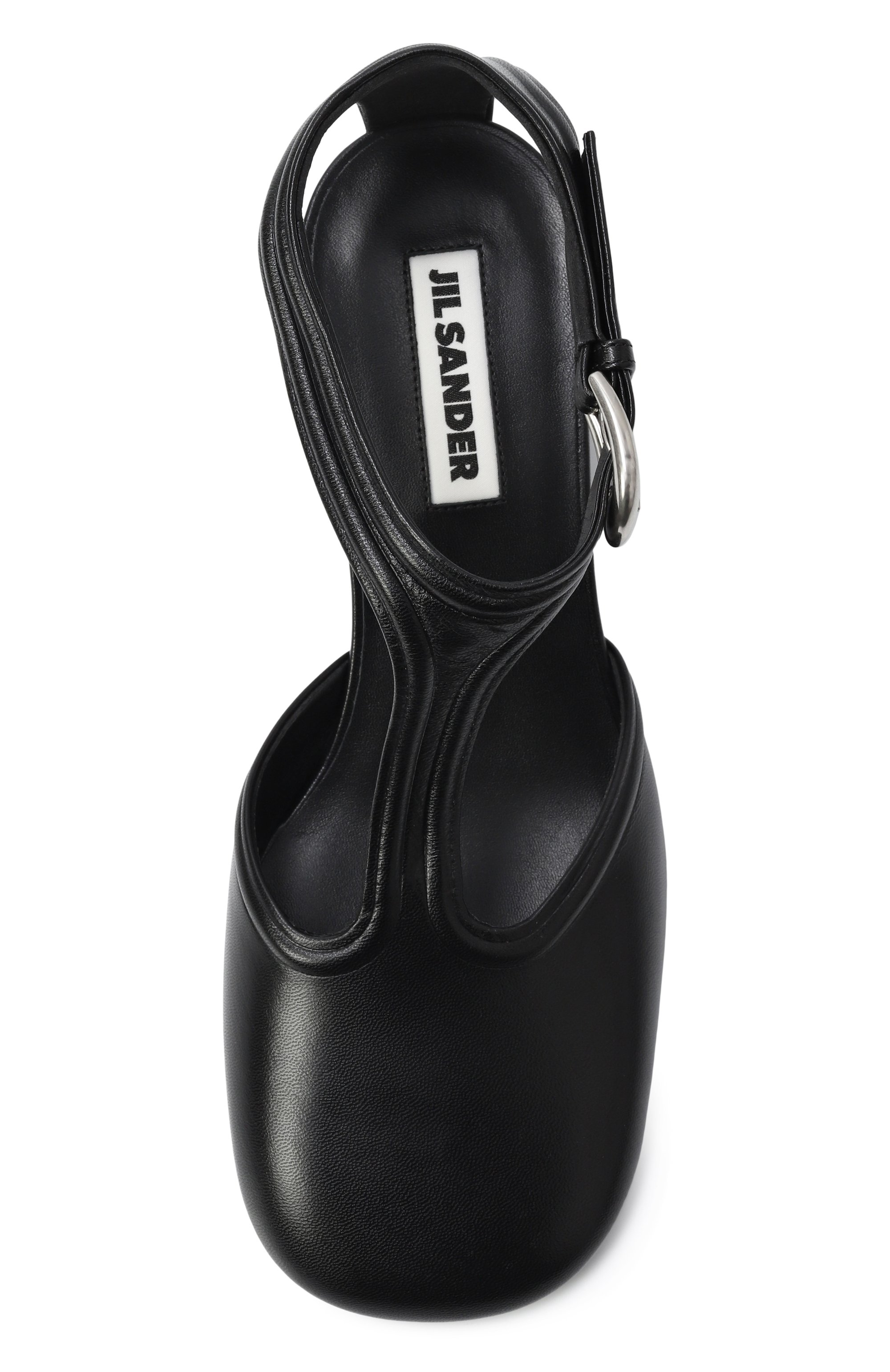 Кожаные туфли mary jane JIL SANDER, арт. J16WM0004-P8226, фото 6