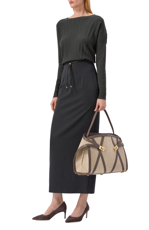 Сумка Hug large Ferragamo 21A255/785998 Бежевый  21A255/785998 Фото 7
