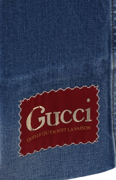 Джинсы GUCCI синего цвета по цене 103680 руб., арт. 623441/XDA6N, фото 5 Джинсы GUCCI, арт. 623441/XDA6N, фото 5