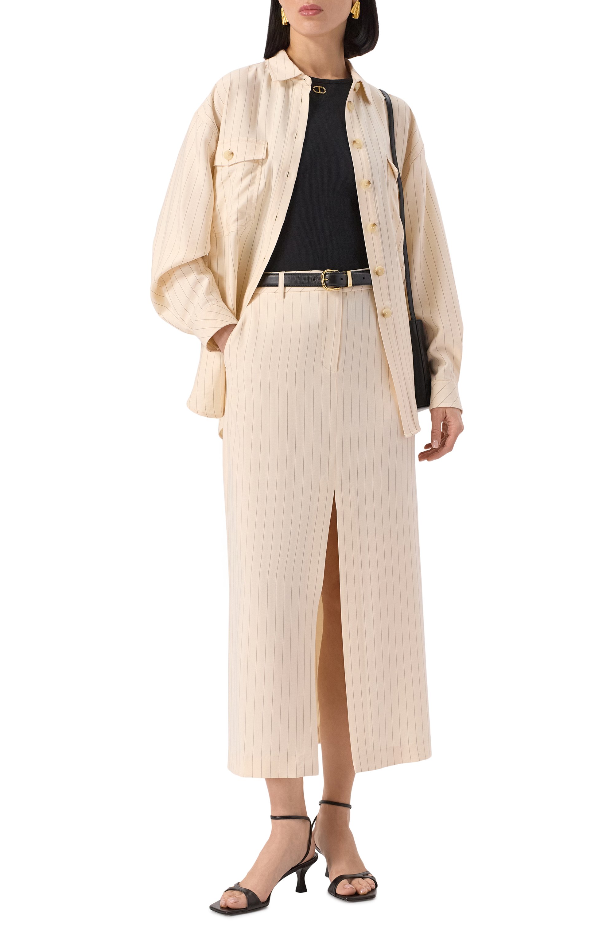 Юбка из вискозы TWINSET, арт. 251LL2AEE, фото 2