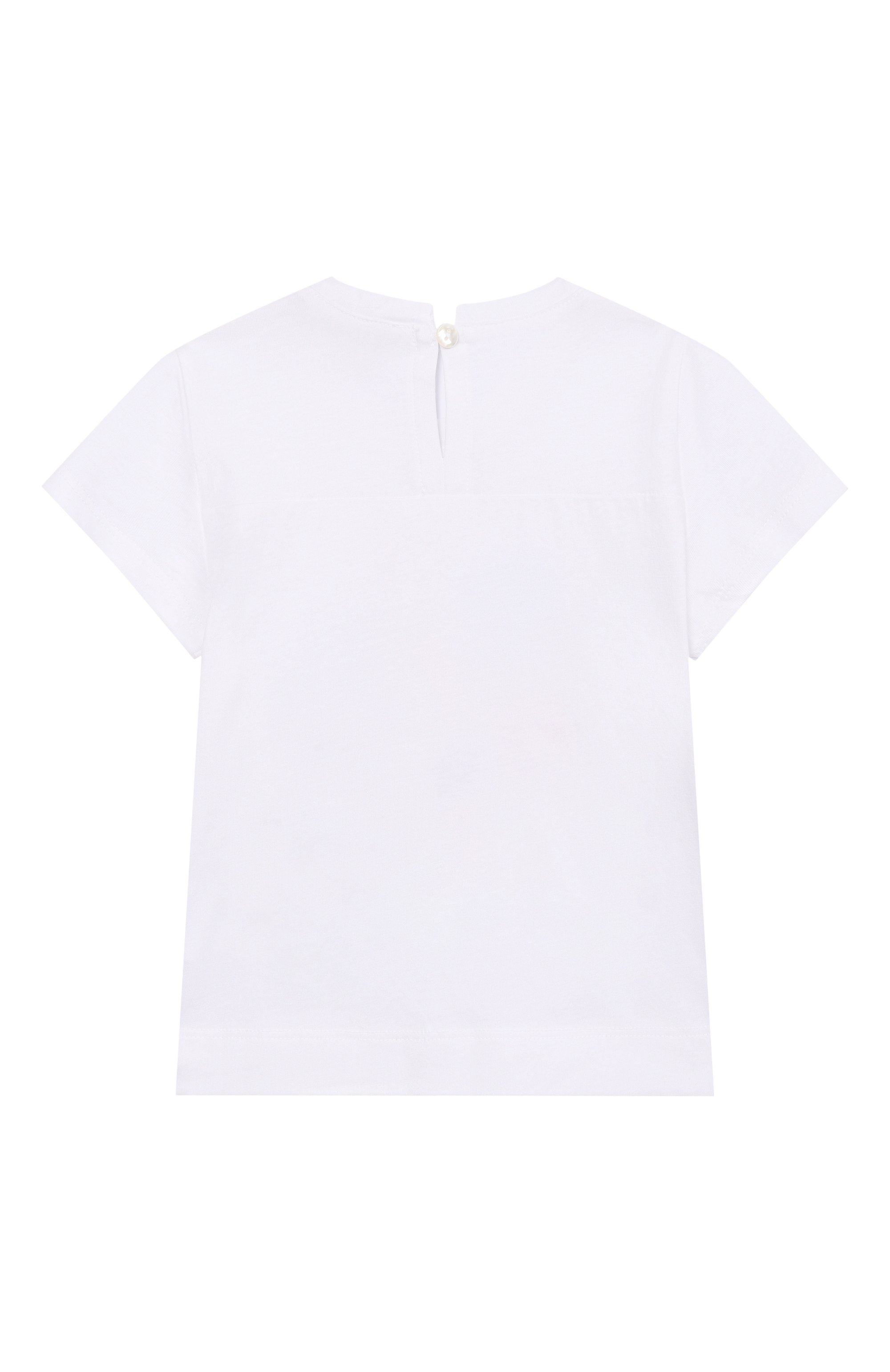 Хлопковая футболка MONNALISA, арт. 39G601, фото 2